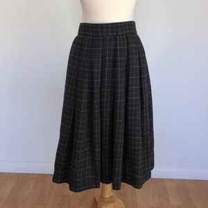 Forever 21 Plaid Midi Skirt - Size XS
